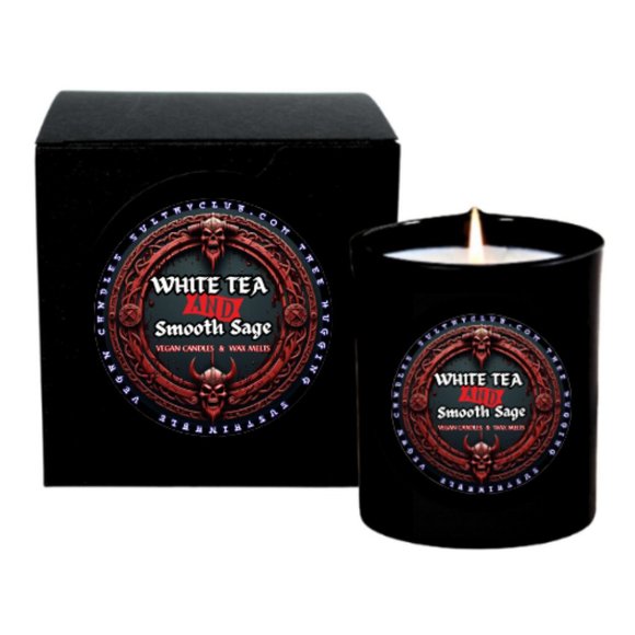 WHITE TEA & SMOOTH SAGE LUXURY CANDLE - Picture 1 of 2